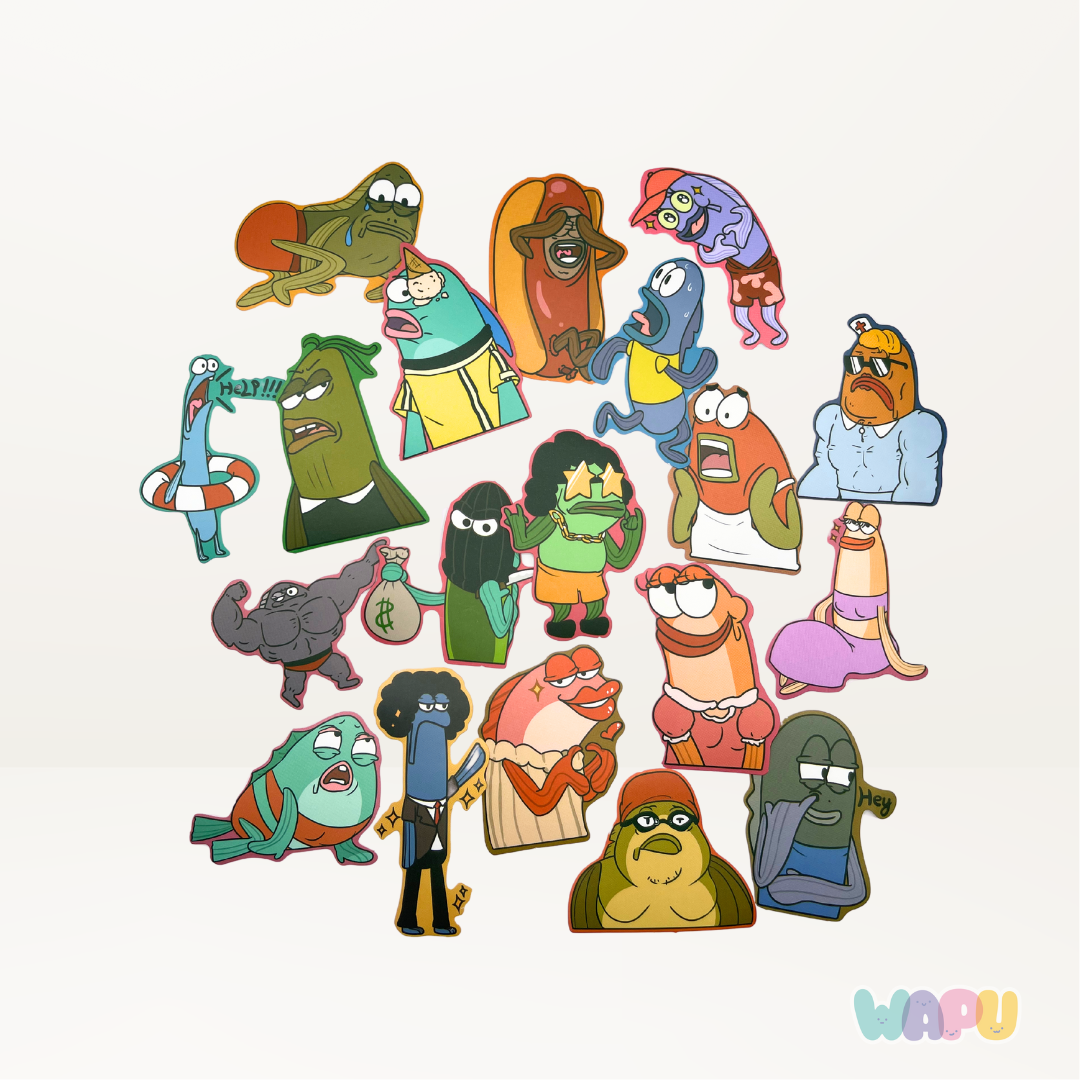 Stickers Funny Fish