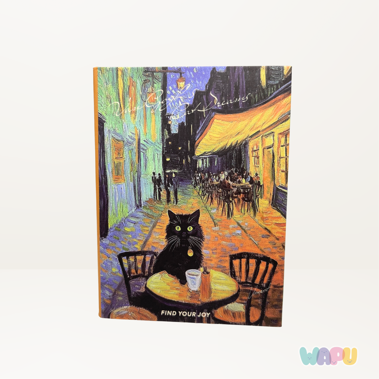 Libreta Gato Van Gogh