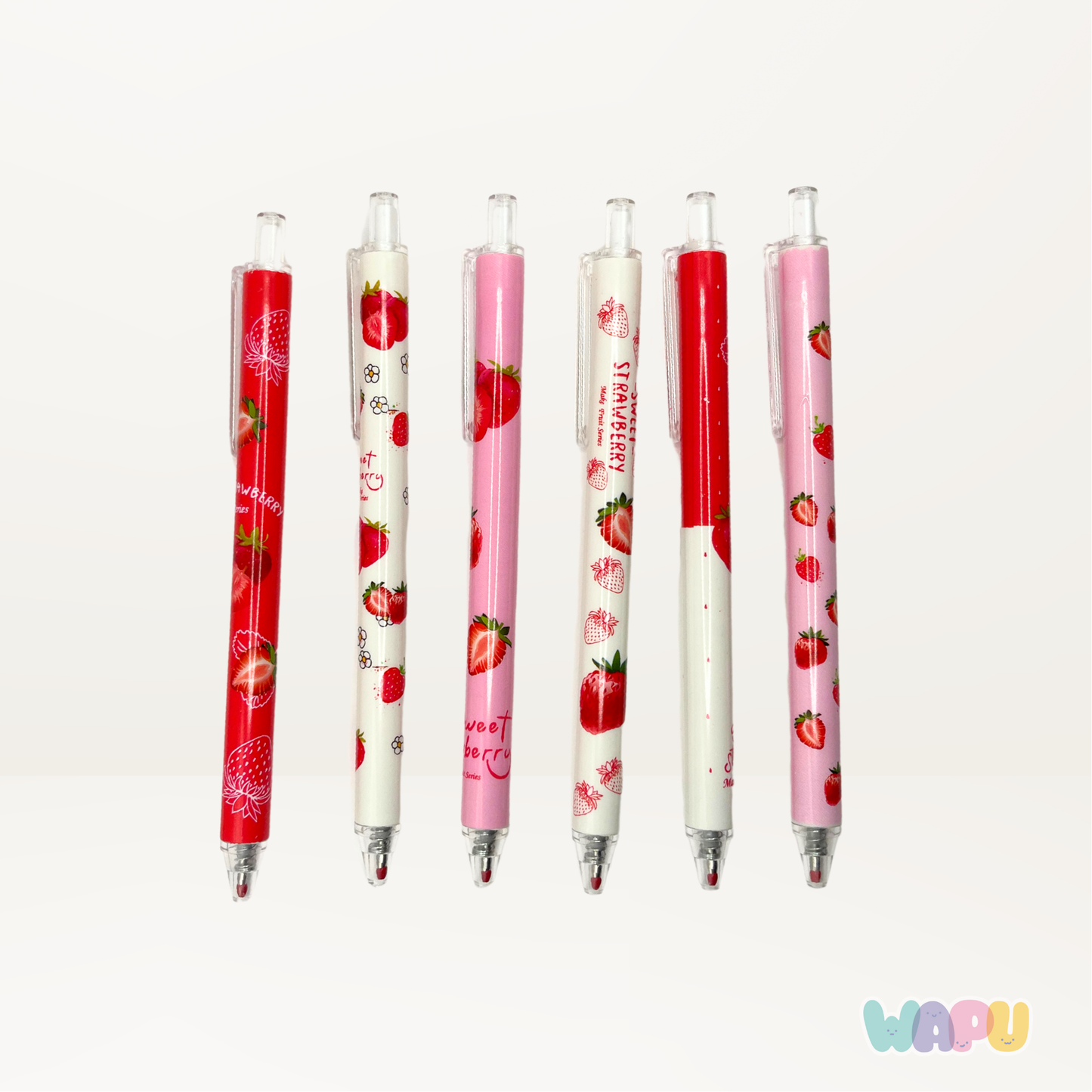 Pluma Fresas con Crema