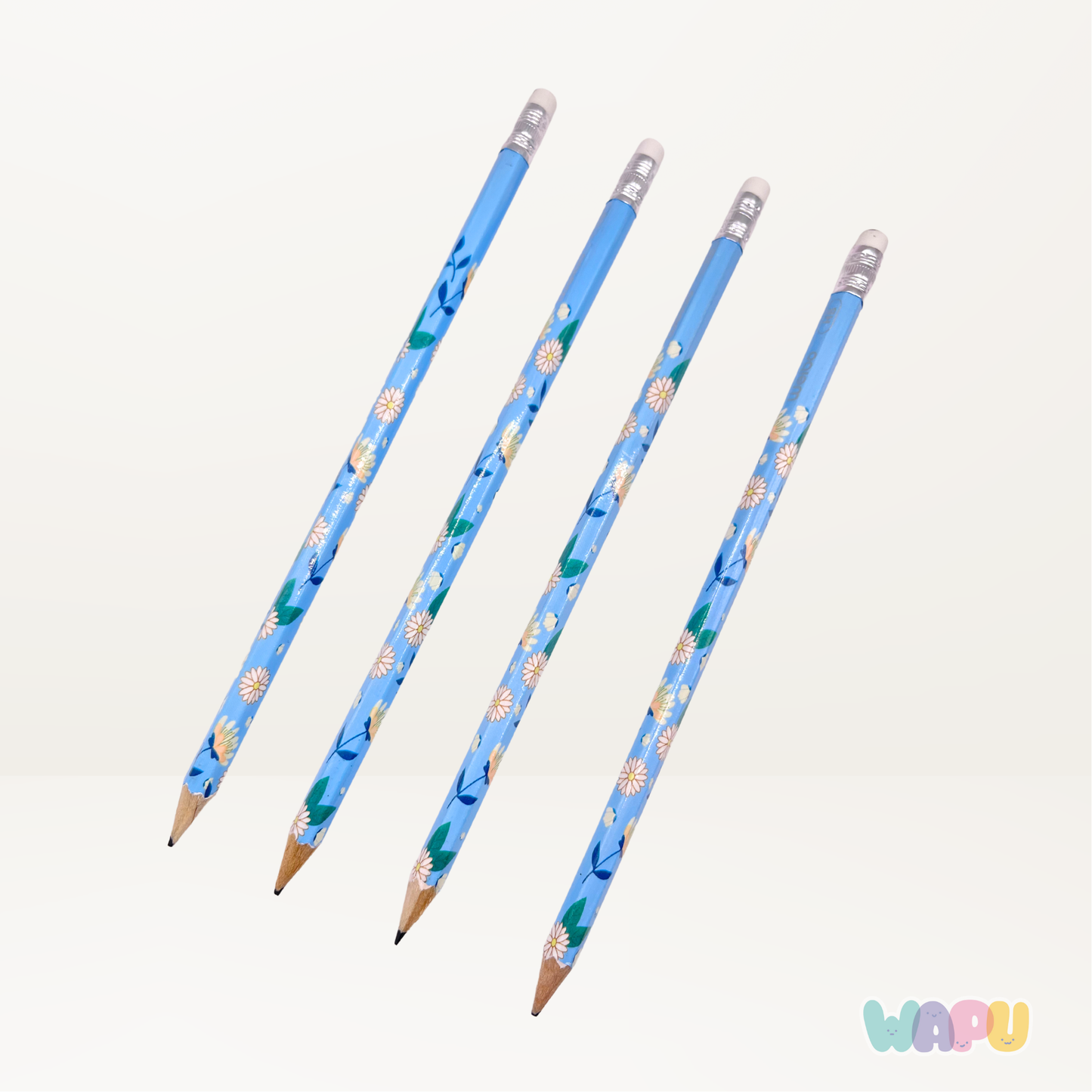 Lápiz Flor Azul