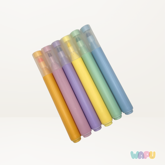 Set de Marcatextos en Colores Pastel