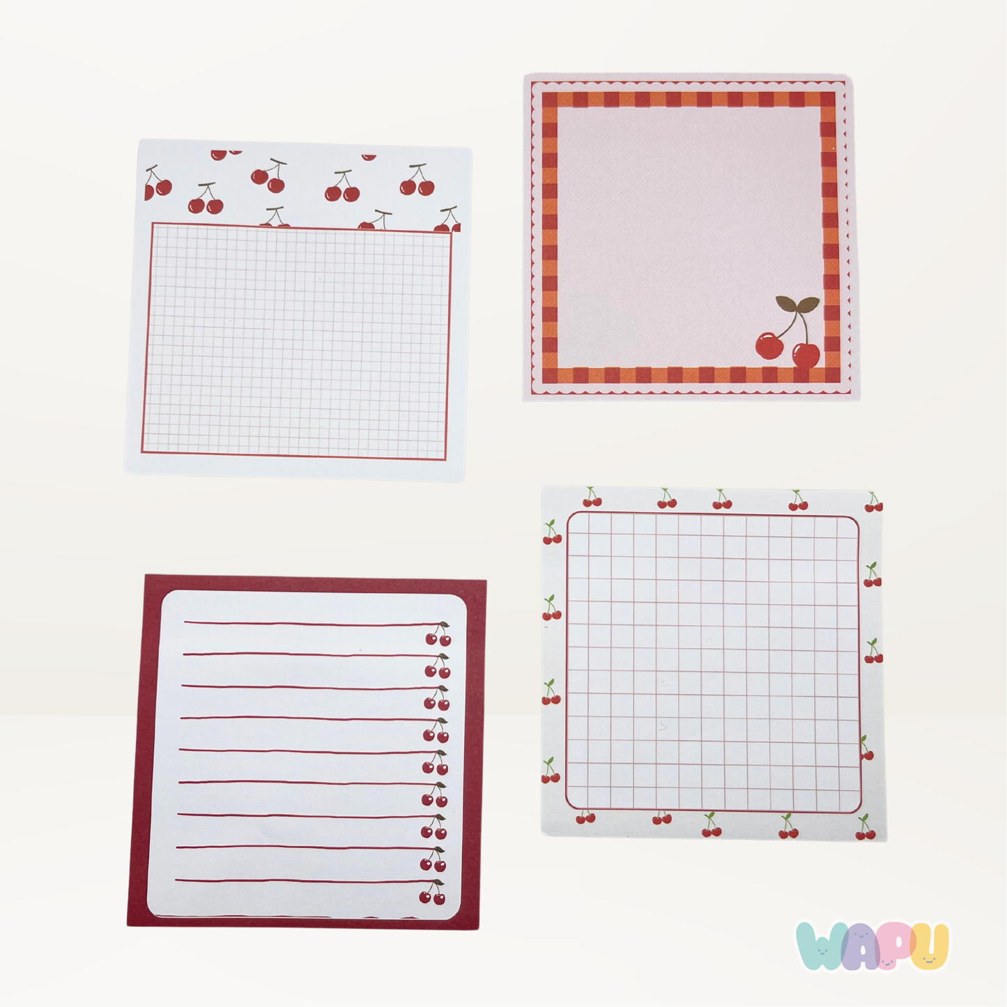 Notas Adhesivas Cute Cherry
