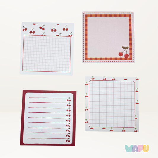 Notas Adhesivas Cute Cherry