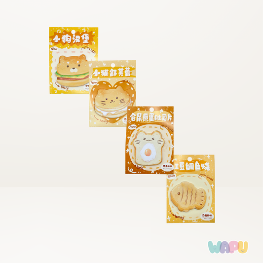 Notas Adhesivas Comida Kawaii