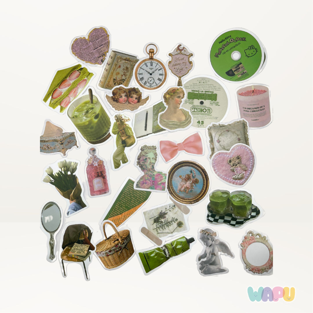 Stickers Romantic Green Nature