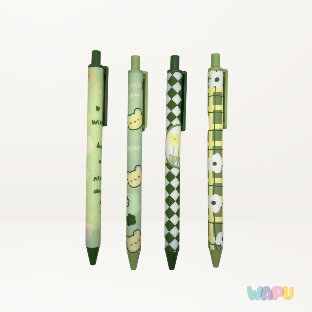 Plumas Green Kawaii