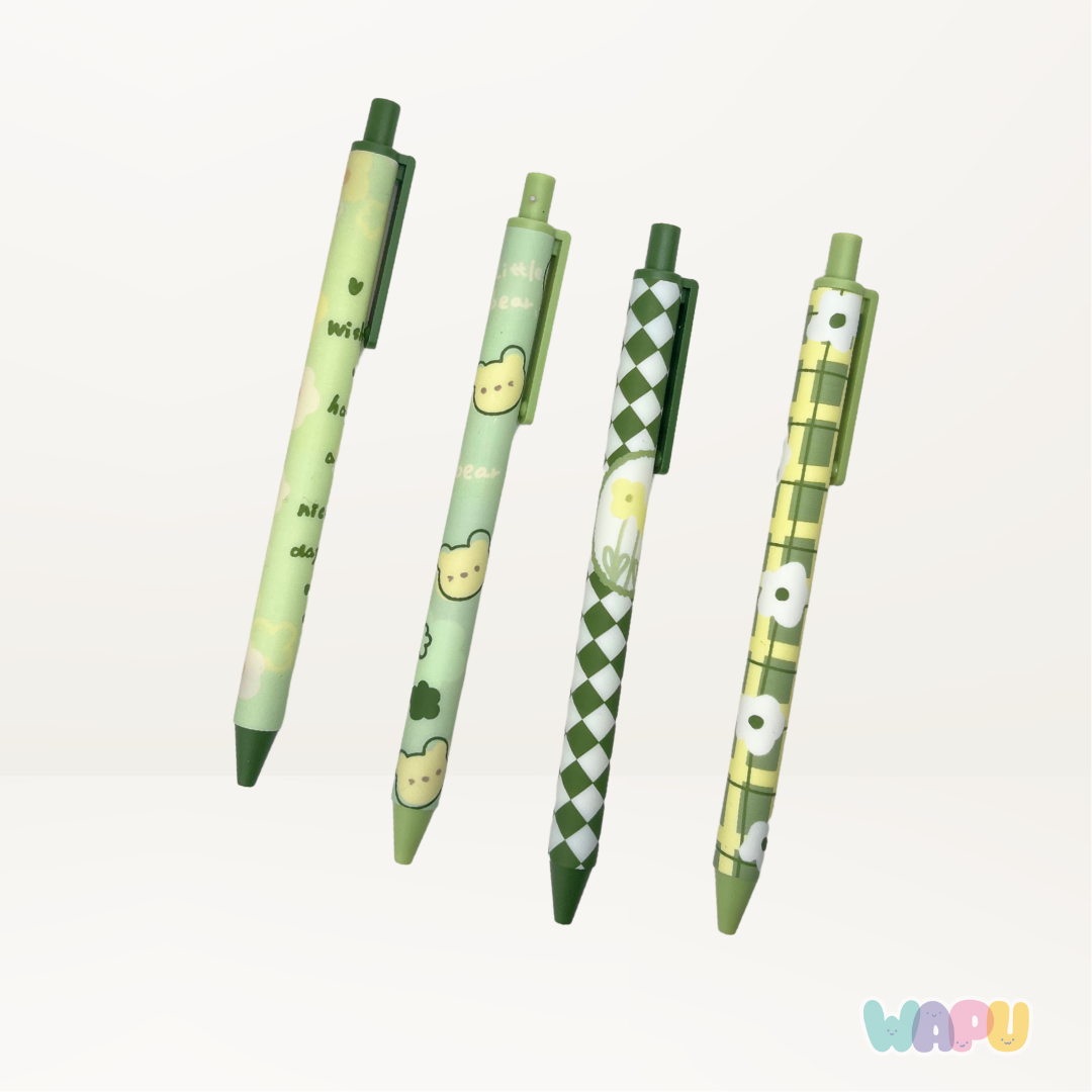 Plumas Green Kawaii